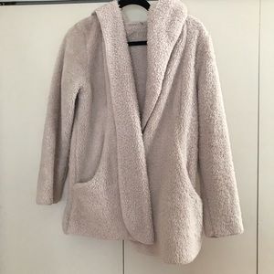 Winter fuzzy coat